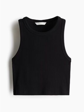 H&M Ribbed Crop Tank Top